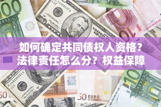 武汉如何确定共同债权人资格？法律责任怎么分？权益保障技巧揭秘！