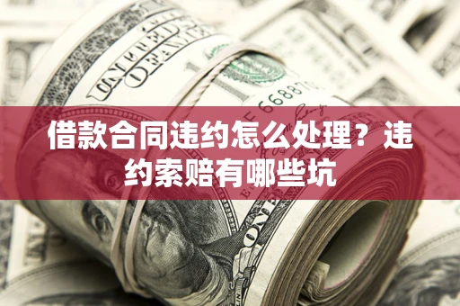 武汉借款合同违约怎么处理？违约索赔有哪些坑