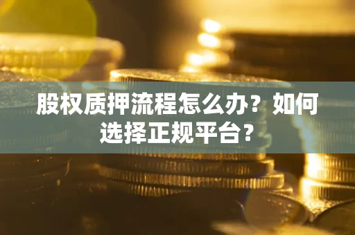 武汉股权质押流程怎么办？如何选择正规平台？