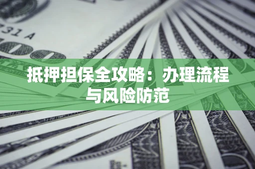 武汉抵押担保全攻略：办理流程与风险防范