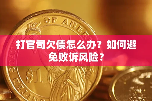 武汉打官司欠债怎么办？如何避免败诉风险？