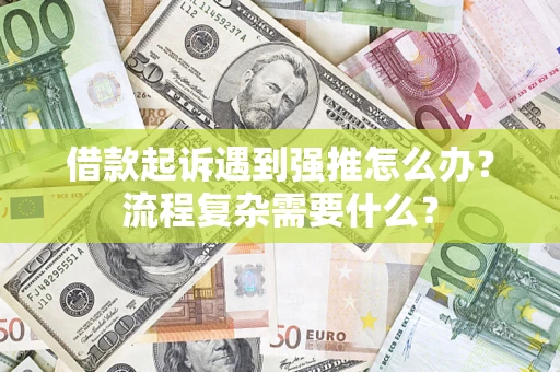 武汉借款起诉遇到强推怎么办？流程复杂需要什么？