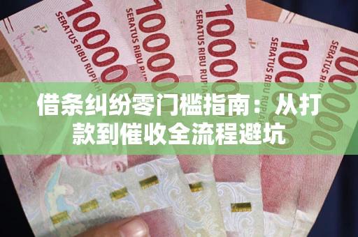 武汉借条纠纷零门槛指南：从打款到催收全流程避坑