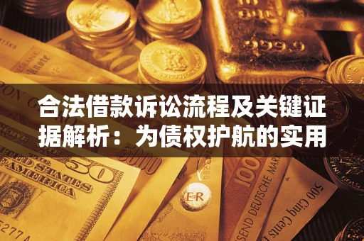武汉合法借款诉讼流程及关键证据解析：为债权护航的实用指南