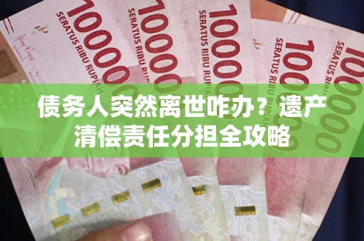 武汉债务人突然离世咋办？遗产清偿责任分担全攻略