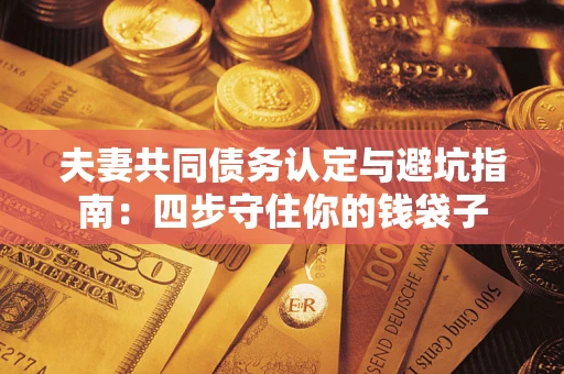 武汉夫妻共同债务认定与避坑指南：四步守住你的钱袋子